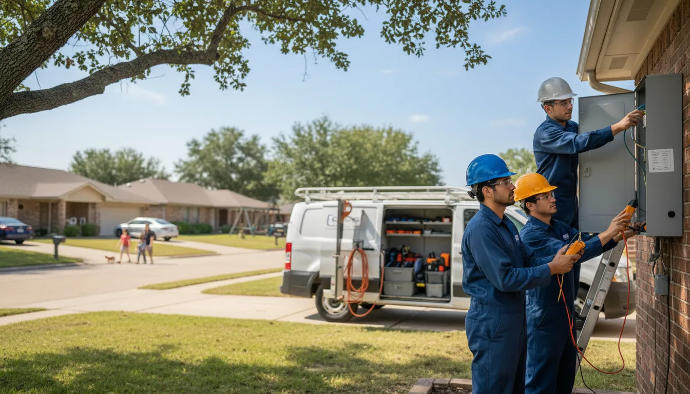 Certified electrician providing emergency electrical services in Penhook, VA